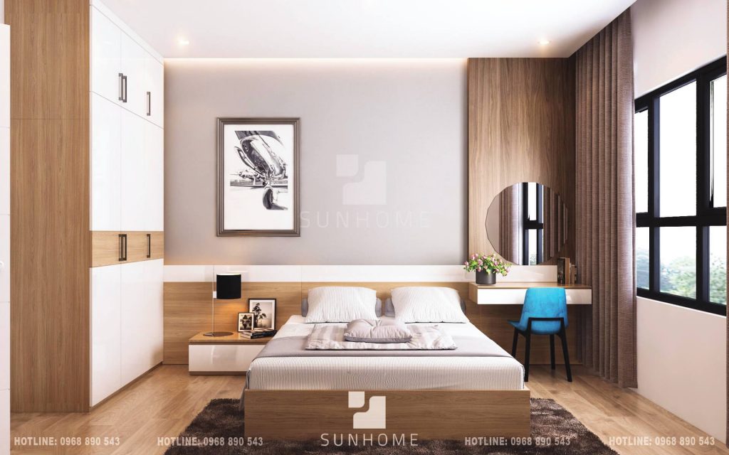 NỘI THẤT CĂN HỘ 2 PHÒNG NGỦ 70M2 3